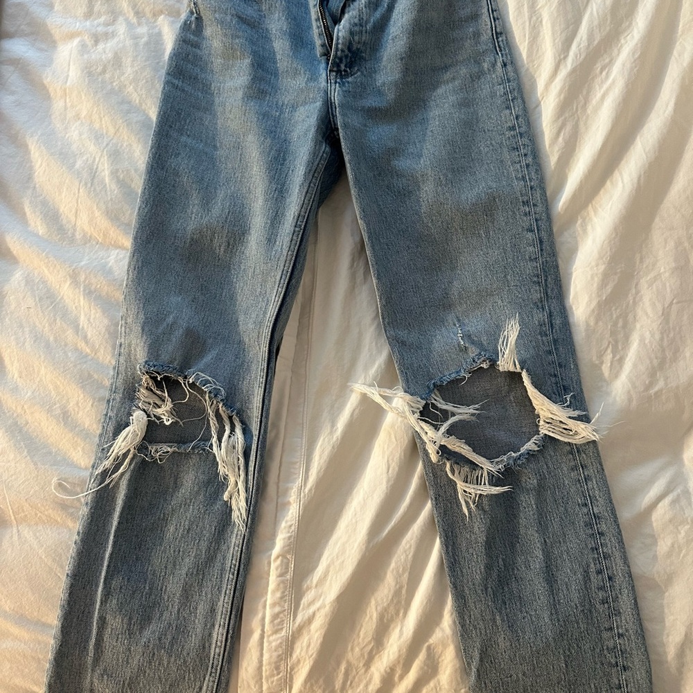 Abercrombie & Fitch The 90s Straight Ultra High Rise